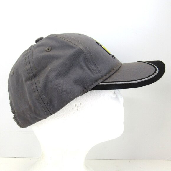 Ives Certified Trainer Forklifts, Scissor Lift Men's Gray Adj Strap Back Cap Hat - Picture 4 of 8